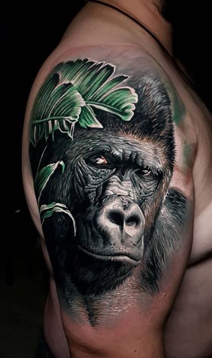 100 Unique Gorilla Tattoos You'll Need to See - Tattoo Me Now