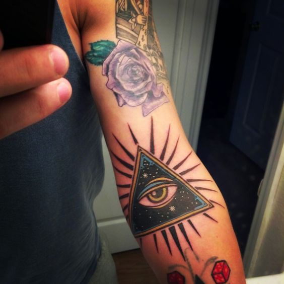 Pin by tom marcy on (^。^)y-~ | All seeing eye tattoo, Eye tattoo, Hand  tattoos