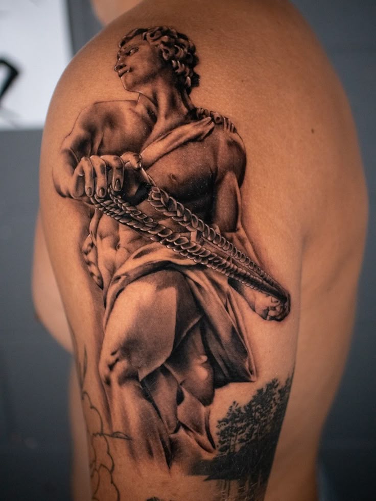 David" David and Goliath Tattoo