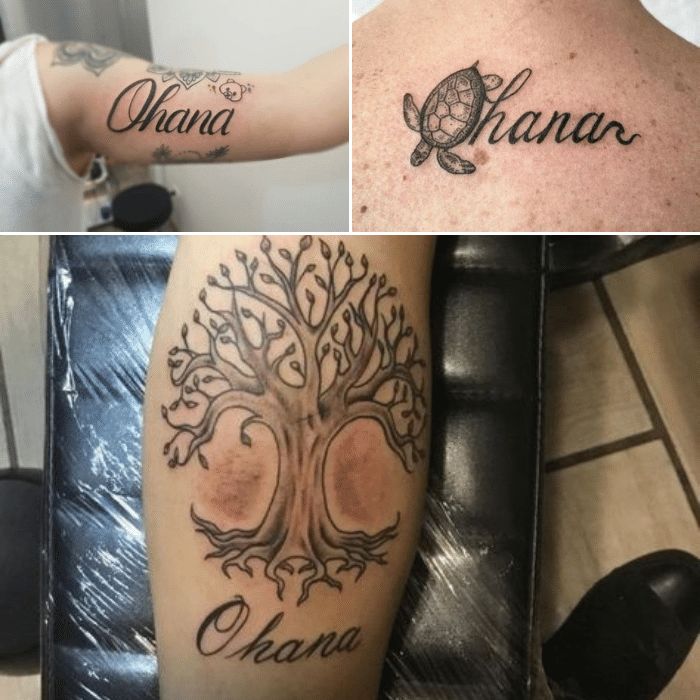 Best Ohana Tattoo Ideas - Family Tattoo - PositiveFox.com