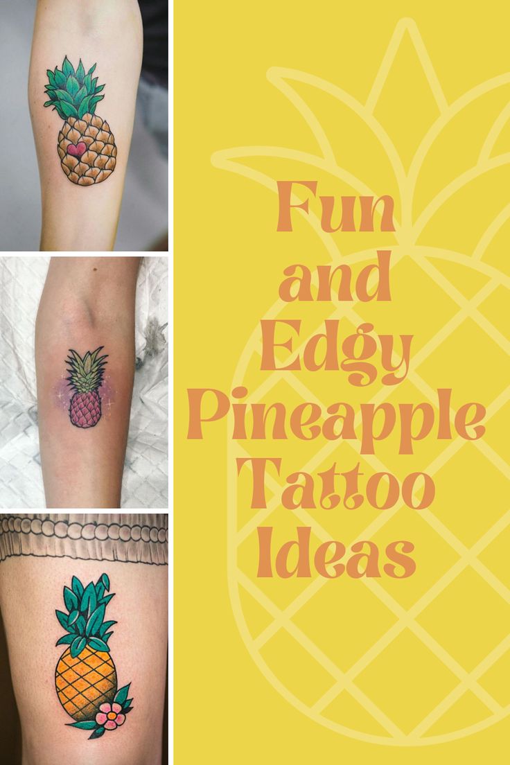 83 Edgy Pineapple Tattoo Ideas