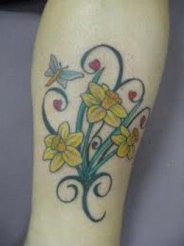 Daffodil Tattoos And Meanings-Daffodil Tattoo Designs And Ideas-Daffodil  Tattoo Images