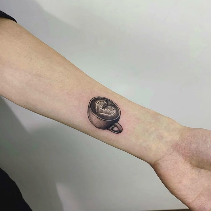20 Lovely Coffee Tattoos Designs - The Proper Way to Start Your Day