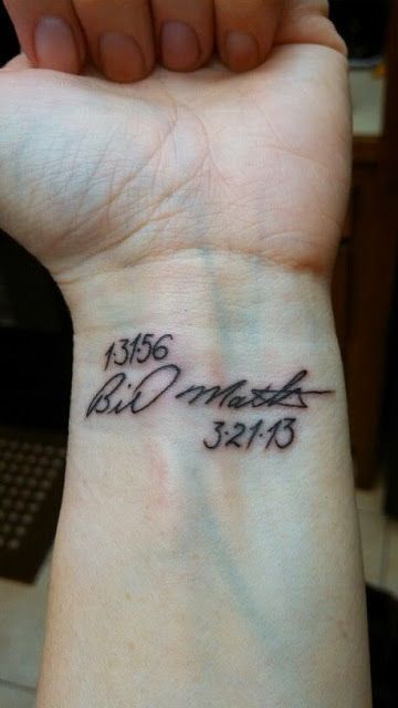 Image result for tattoo ideas for wrist grandma died
