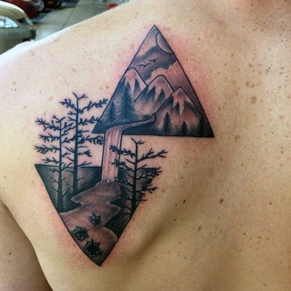 87 Terrific Triangle Tattoo Designs
