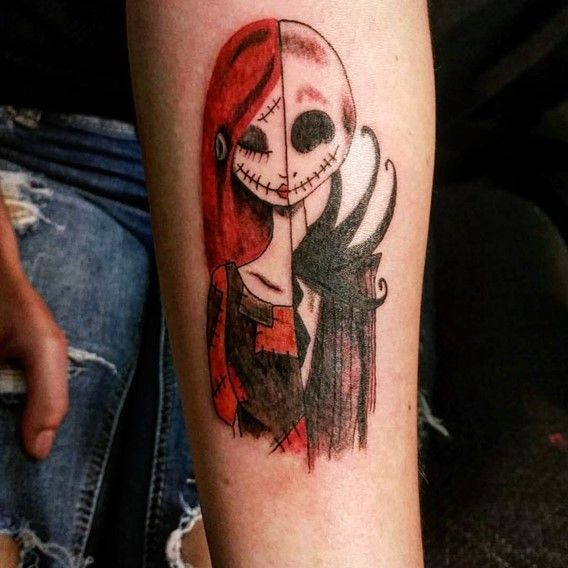 53 Cool Nightmare Before Christmas Tattoo Designs | Spiritustattoo.com