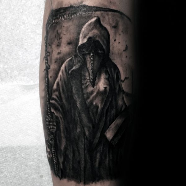 53 Amazing Plague Doctor Tattoo Designs for Men