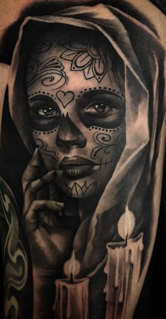 Celebrate Life and Death With These Awesome Day of the Dead Tattoos -  KickAss Things