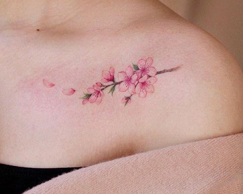 The 16 Best Cherry Blossom Tattoo Ideas to Try in 2024 - Trailer Trash  Tattoo