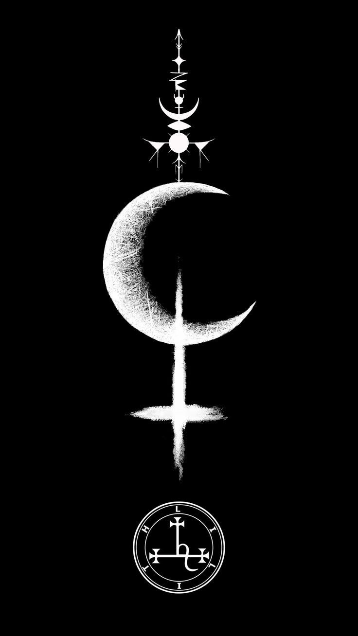 Pin de Maxime Boum Roy em Creative ideas | Símbolo lilith, Arte satânica, Tatuagem de bruxa