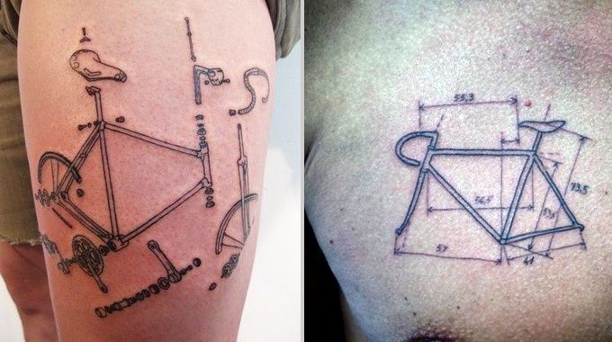 50 Awesome Cycling Inspired Tattoos