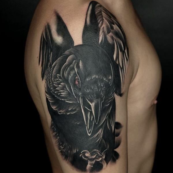 125 Awesome Crow/Raven Tattoo Ideas and their Meanings - Wild Tattoo Art