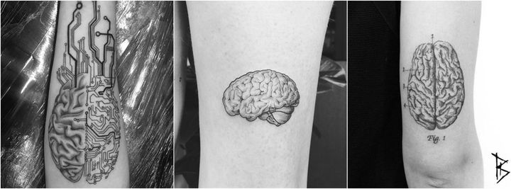 Brain Tattoo Designs To Keep You Down To Earth When Reaching Your Goals