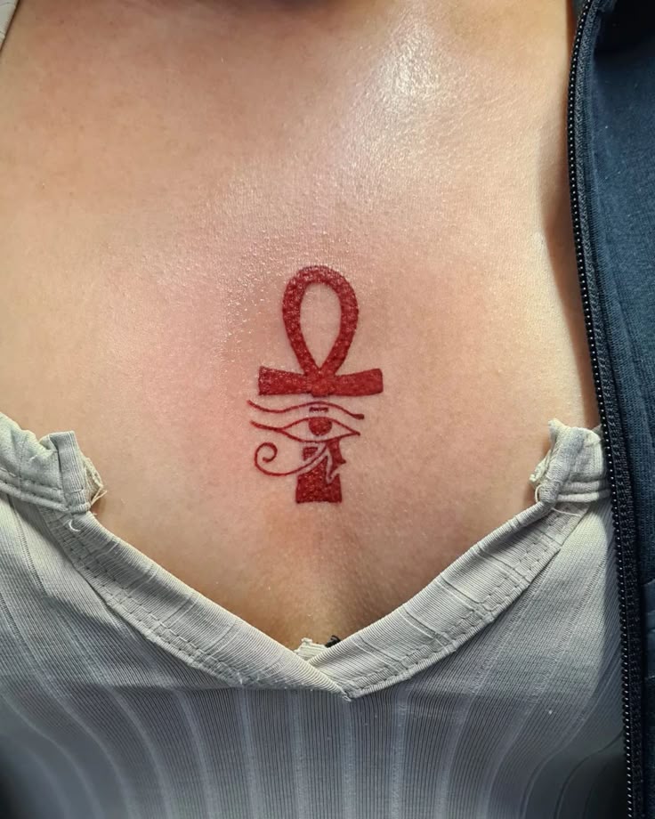 Ankh Tattoos: Meaning, Design Ideas and 30+ Examples - AI Tattoo Lab