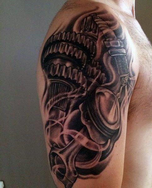 Car Tattoos For Men - Cool Automotive Design Ideas