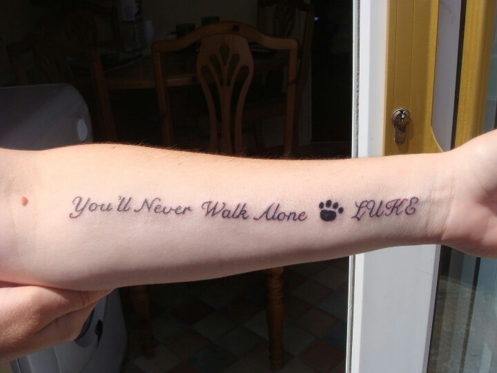 You'll never walk alone. YNWA