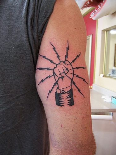 Discover 7 Tattoos and Ibew Electrician Tattoo Ideas | fallen lineman tattoo,  flash tattoo, union tattoo and more