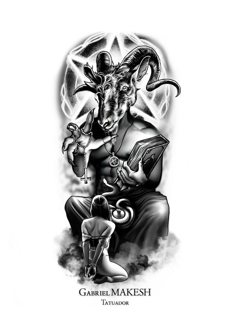 Lucifer Daemon Tattoo Design @gabrielmakesh