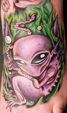 27 Alien Tattoos ideas to save today | alien tattoo, tattoos, alien and more