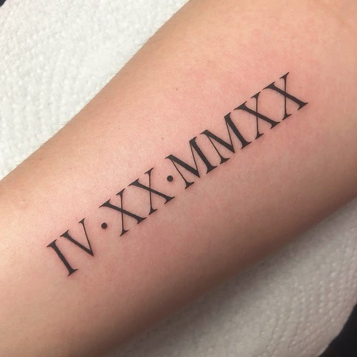 30+ Roman Numerals Tattoo Ideas for Men and Women - AI Tattoo Lab