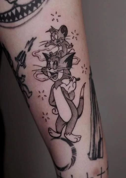 Fun and Whimsical: Exploring 10 Tom and Jerry Tattoo Designs and Ideas -  NSF News and Magazine