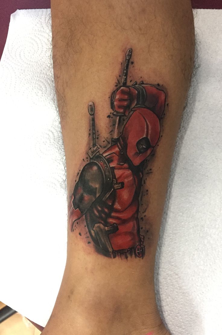 Deadpool Tattoo by Saith Celestino