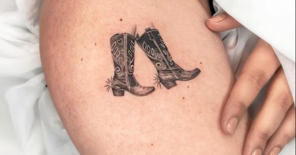 Cowboy boots | Small Tattoos