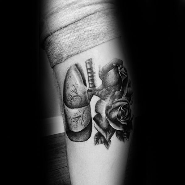 40 Epic Lung Tattoo Designs for Men