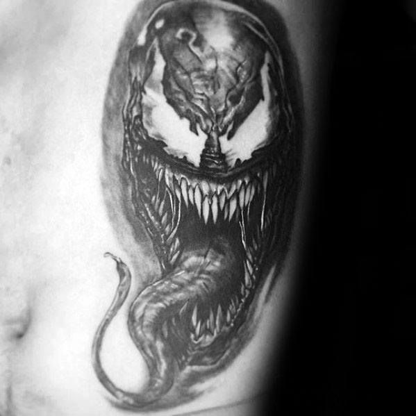 57 Venom Tattoo Designs for Men