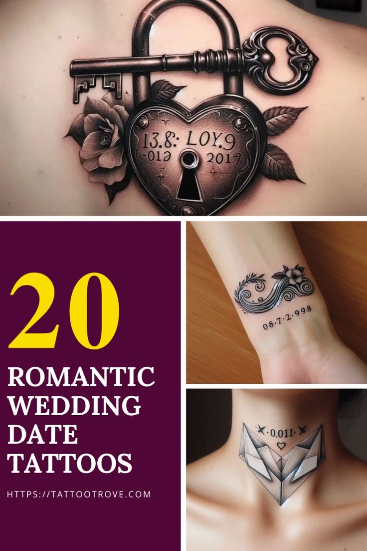 Timeless Love: 20 Wedding Date Tattoo Ideas You'll Adore!