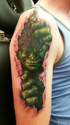 Discover 7 Tattoo Ideas and Comic Book Tattoo Ideas | avengers tattoo, fear  acronym tattoo, hulk smash tattoo and more