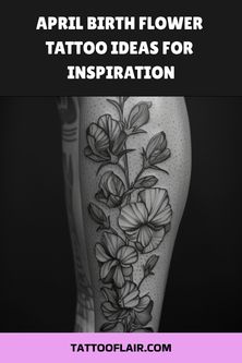 April Birth Flower Tattoos: Ideas & Inspiration