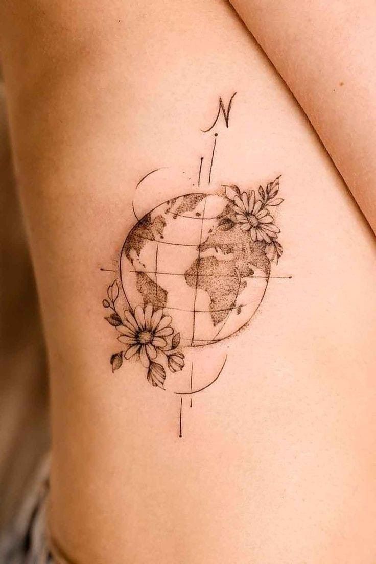 20+ Globe Tattoo Ideas You Have To See To Believe!