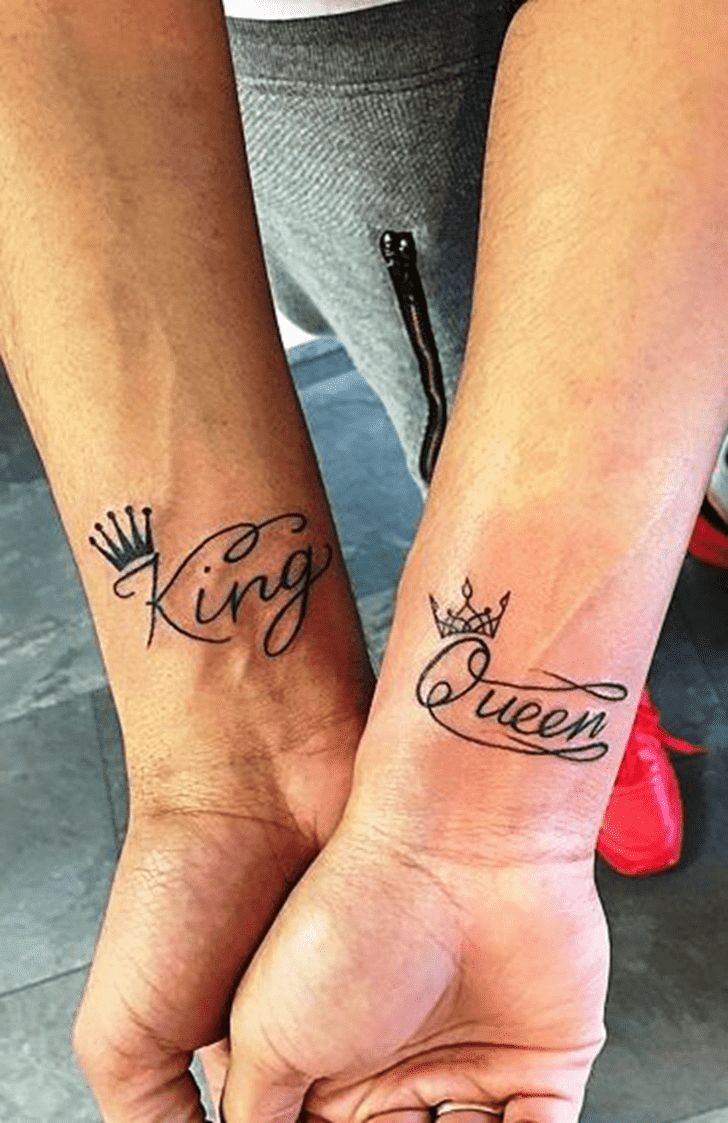 King Queen Tattoo Design Ideas Images