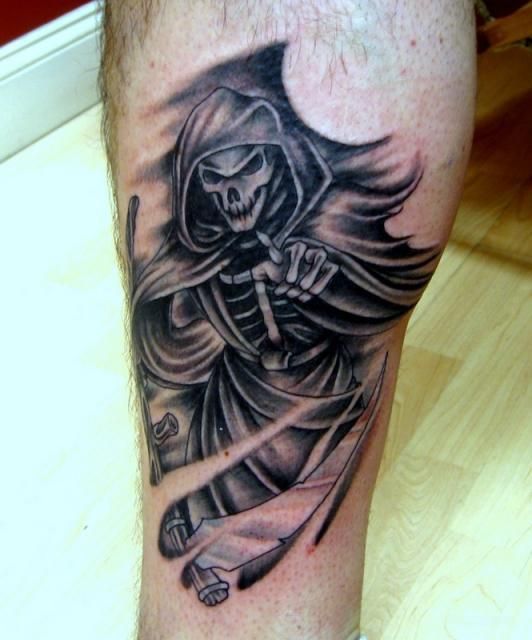 37 Grim Reaper Tattoos With Dark and Mysterious Meanings - TattoosWin