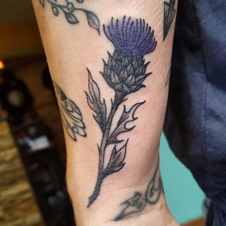 65 Astonishing Thistle Tattoo Ideas