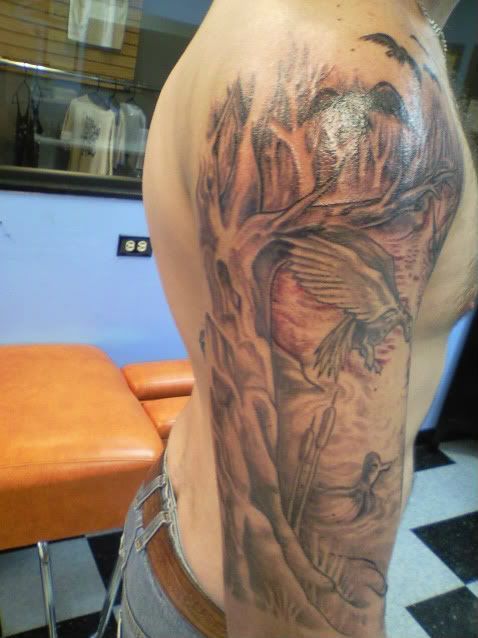 Duck Hunting Tattoo #tattoo #ink #art #design #idea #tattooforyou  #inkedgirl #tattooforman #duck #hunting