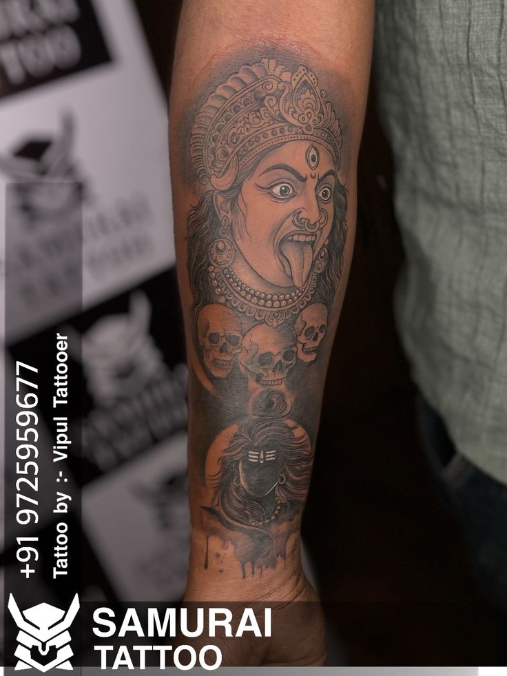 kali maa tattoo | mahakali maa tattoo design | mahakali maa tattoo idea |  mahakali tattoo idea