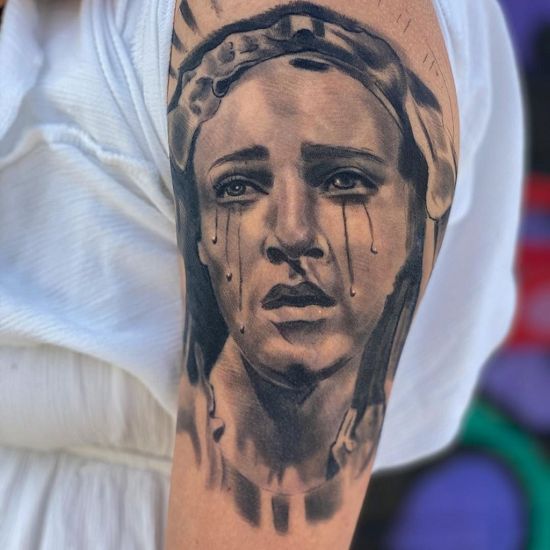 60+ Divine Virgin Mary Tattoo Designs