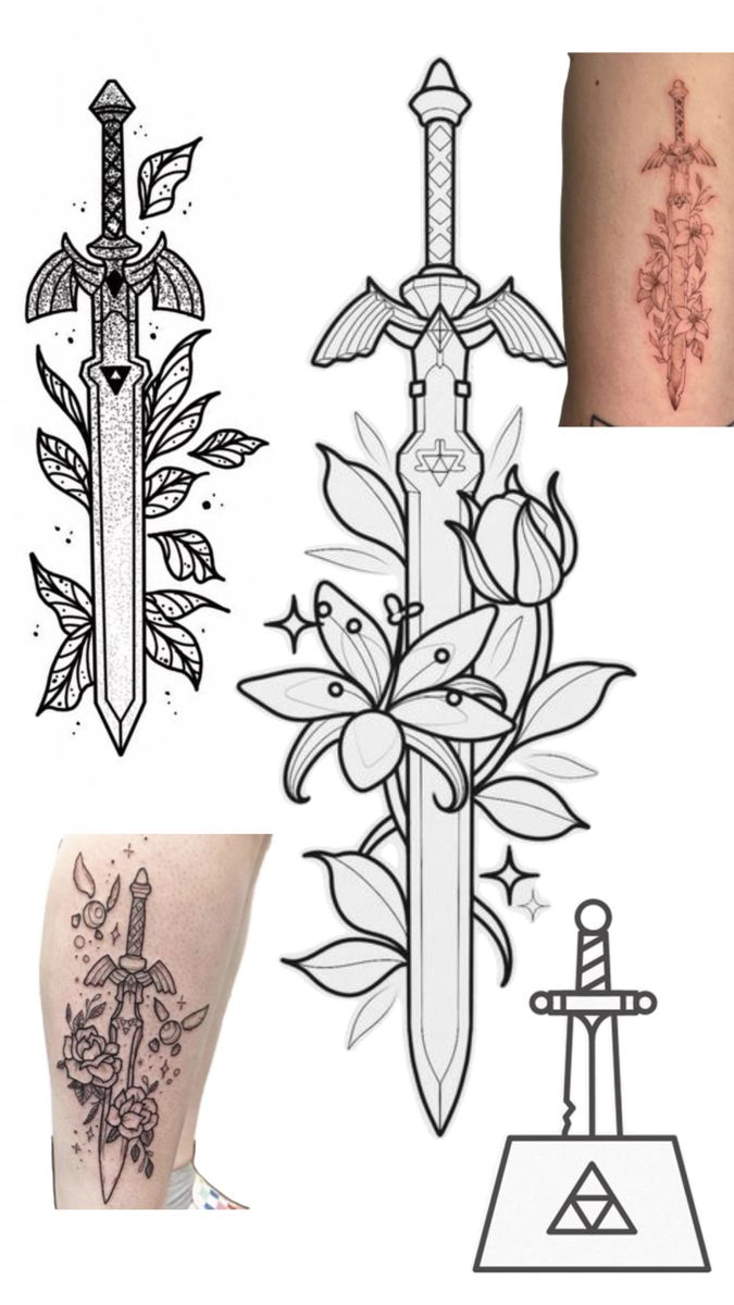 Tattoo Zelda Mastersword in 2025