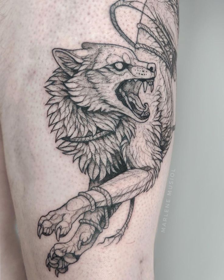 40+ Fenrir Tattoo Ideas & Trending Designs, Symbolism & Meaning - AI Tattoo  Lab