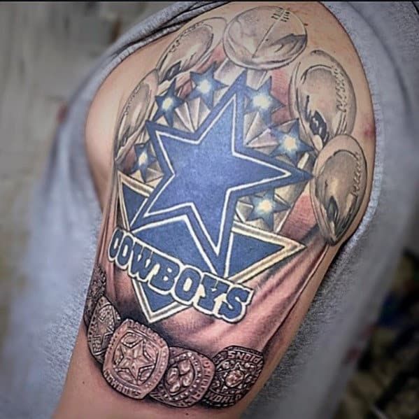 50 Dallas Cowboys Tattoos for Men