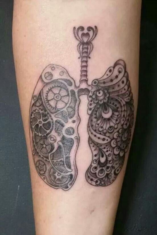 Lung tattoo