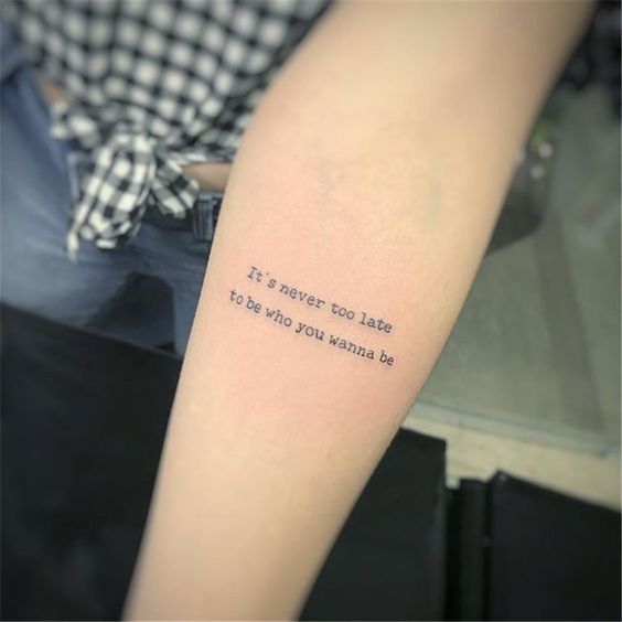 24 Meaningful Tattoo Quotes Ideas to Inspire