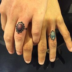 50+ Creative Wedding Ring Tattoo Ideas for Newlyweds | Tattoo wedding rings,  Wedding ring tattoo for men, Wedding ring tattoo