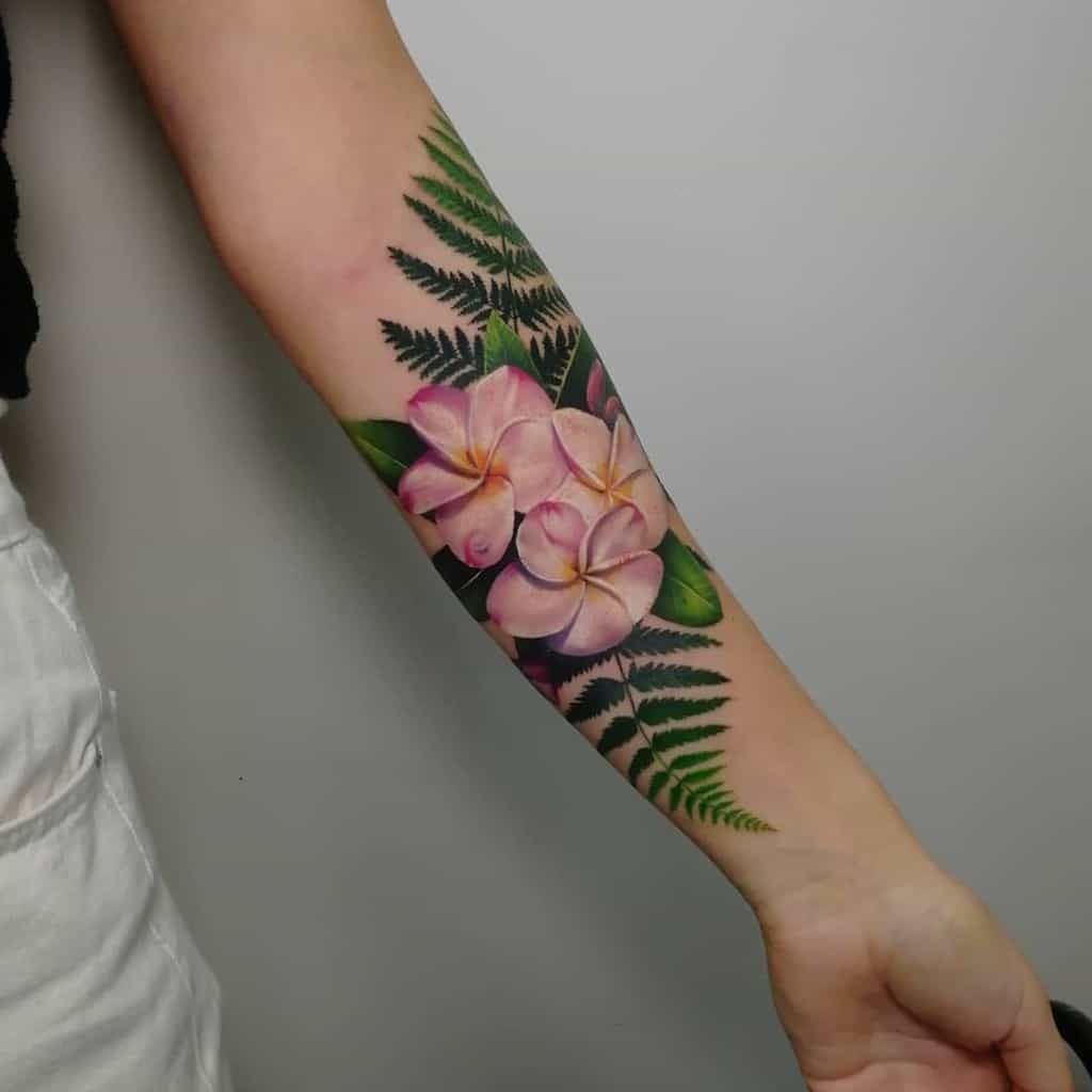 67 Beautiful Plumeria Tattoo Ideas