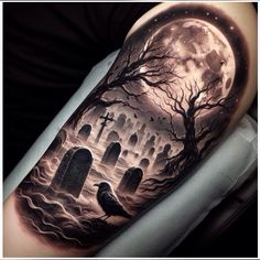 Cemetery Tattoo Ideas