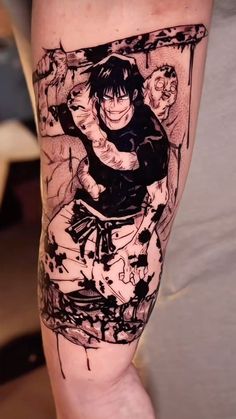 Funny Anime Tattoo
