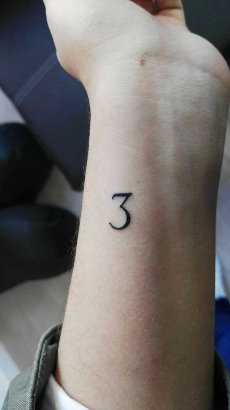 101 Amazing Number Tattoos For 2024!