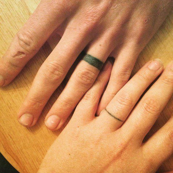 Wedding Ring Tattoos for Men